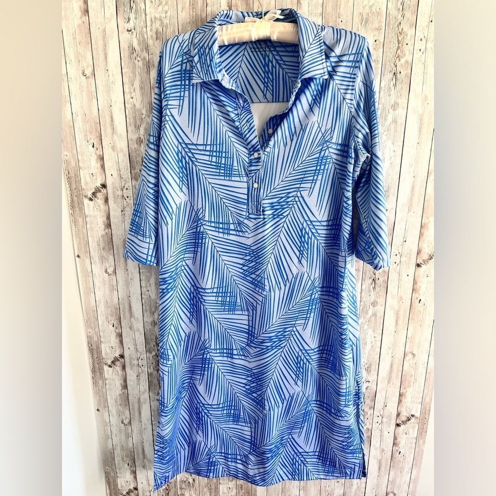 Vineyard Vines Collared Performance Dress Large